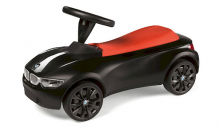BMW Baby Racer III детска количка черно/оранжево със спомагателна дръжка